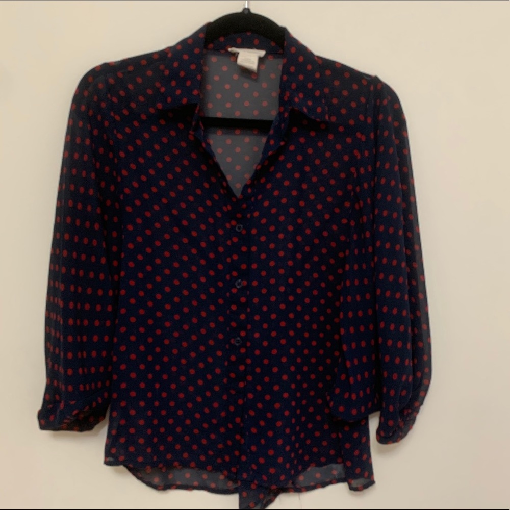 Polka Dot Blouse